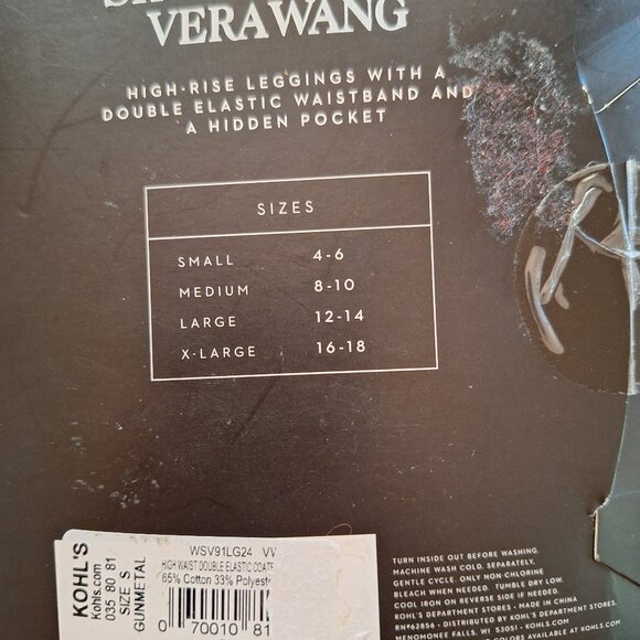 Simply Vera Coated-Denim Leggings - Picture 7 of 10